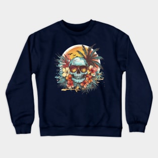 Summer Skull Vibes 03 Crewneck Sweatshirt